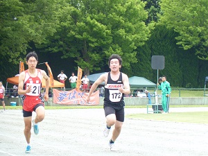 3年100m男子予選